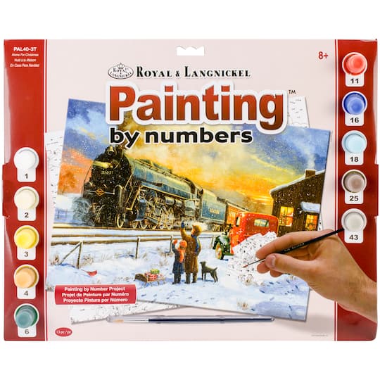 Royal &#x26; Langnickel&#xAE; Home For Christmas Paint By Number Kit